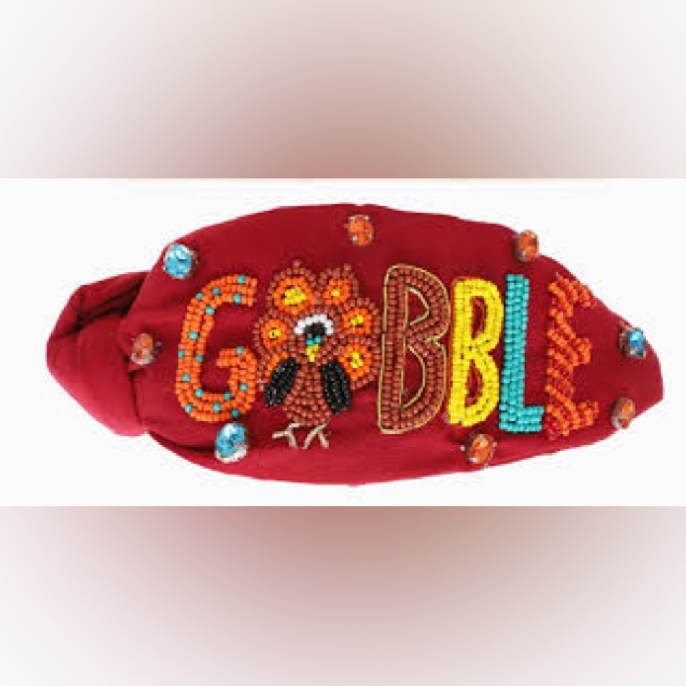 Thanksgiving “Gobble” headband